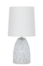 AVERO™ 4 Pack Mini Clear Glass Table Lamp with White Shade 12.75 in - AVERO™