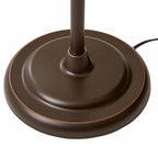 AVERO™ 71" New Ribbed Frosted Glass Oil Rubbed Bronze Floor Lamp, Modern Styling - AVERO™