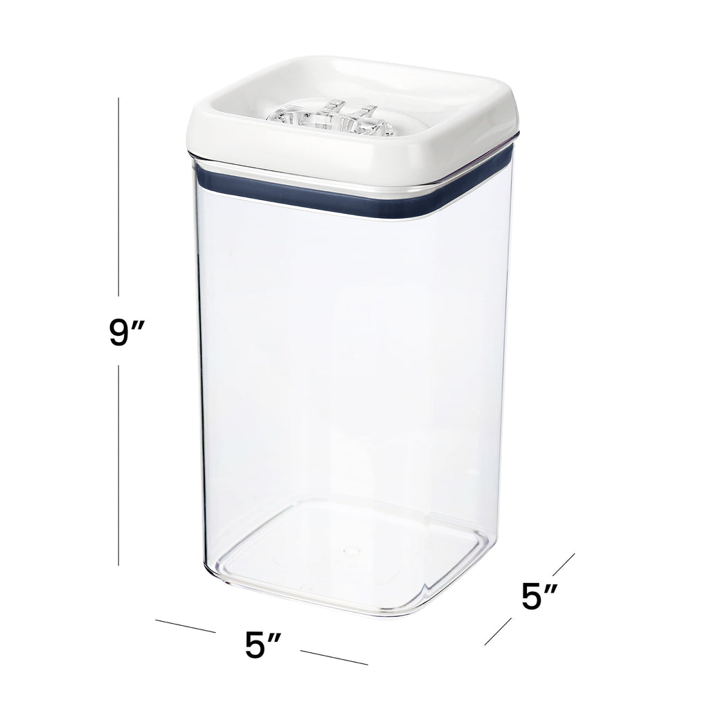 AVERO™ 4 Pack Better Homes Gardens 9.9 Cup Flip Tite Square Food Storage Container Ideal for Pantry Organization - AVERO™
