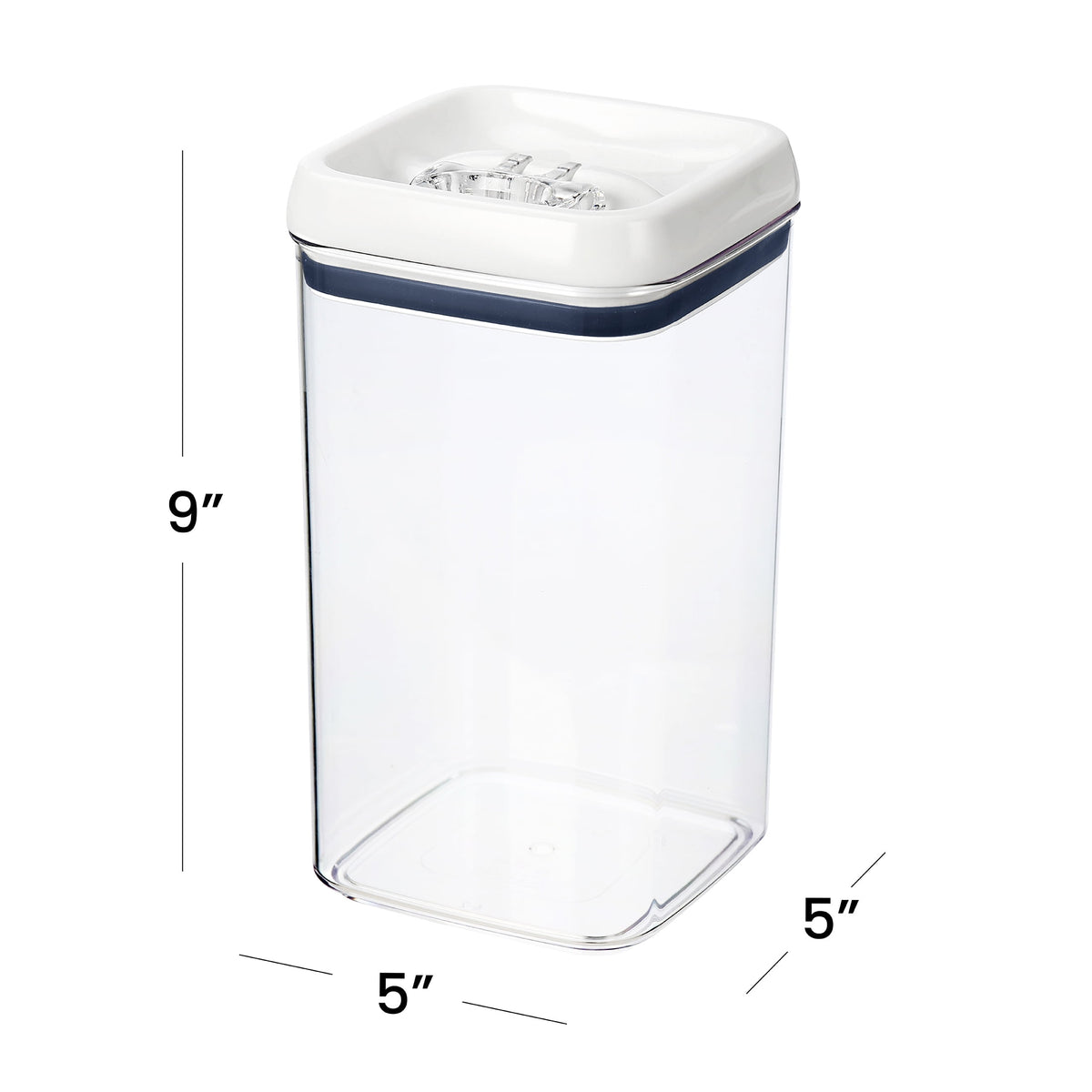 AVERO™ 4 Pack Better Homes Gardens 9.9 Cup Flip Tite Square Food Storage Container Ideal for Pantry Organization - AVERO™