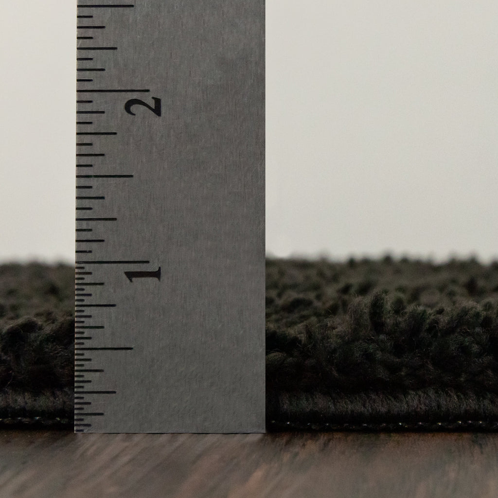 AVERO™ (2 pack) Traditional Solid Black Shag Indoor Area Rug, 3' x 4'8" - AVERO™