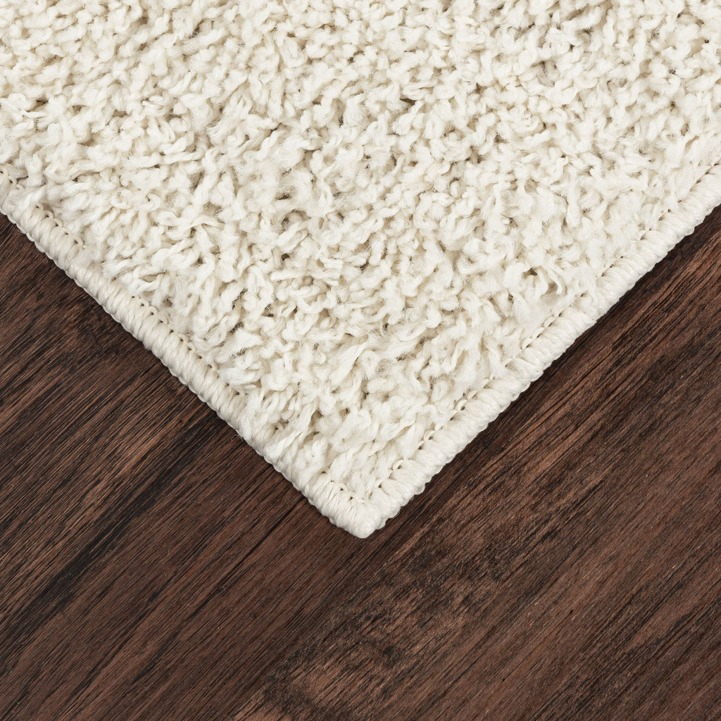 AVERO™ (2 pack) Solid Shag Indoor Area Rug, Ivory, 3 ft x 4 ft 8 in - AVERO™