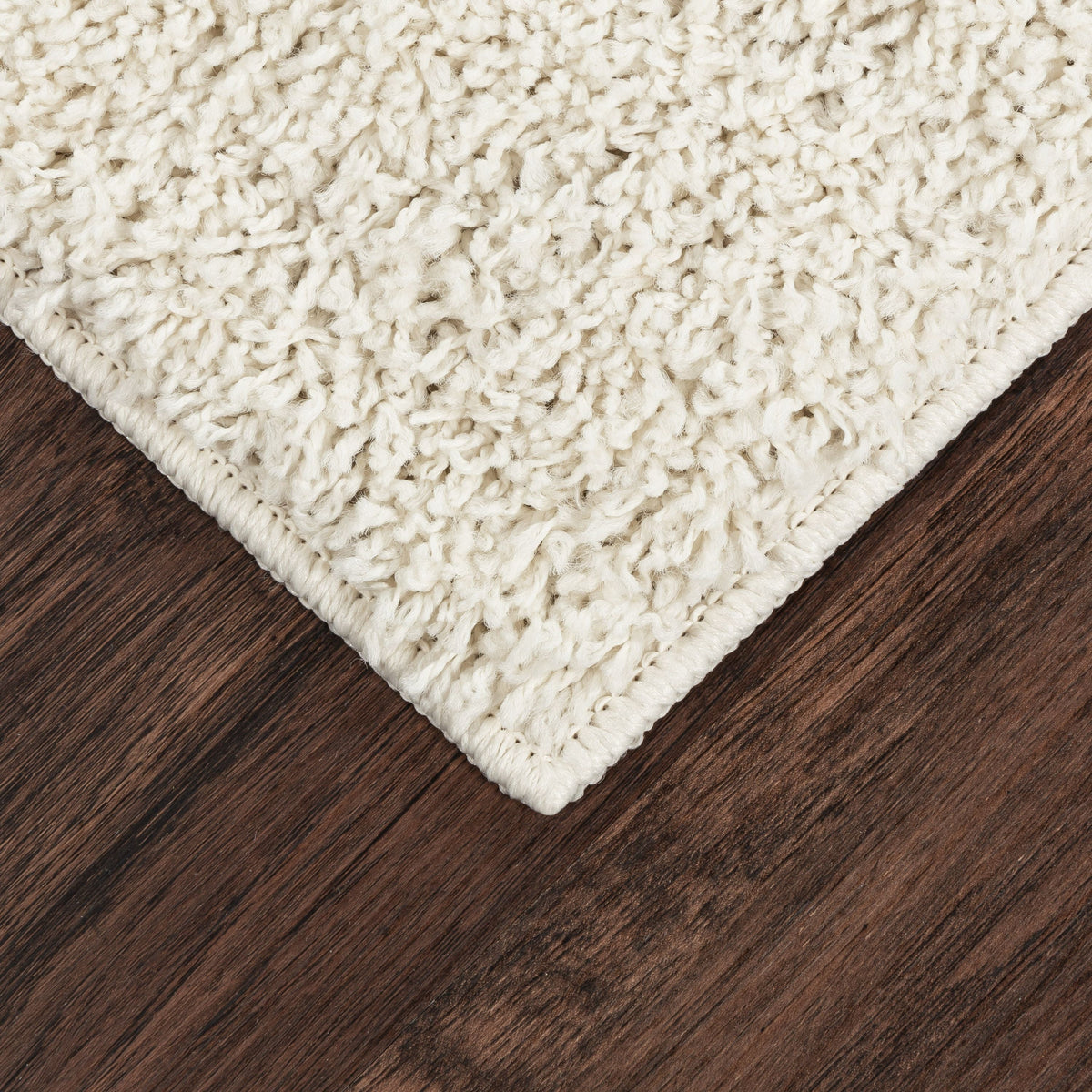 AVERO™ (2 pack) Solid Shag Indoor Area Rug, Ivory, 3 ft x 4 ft 8 in - AVERO™