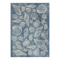 AVERO™ 5' x 7' Blue Seashell Outdoor Rug - AVERO™