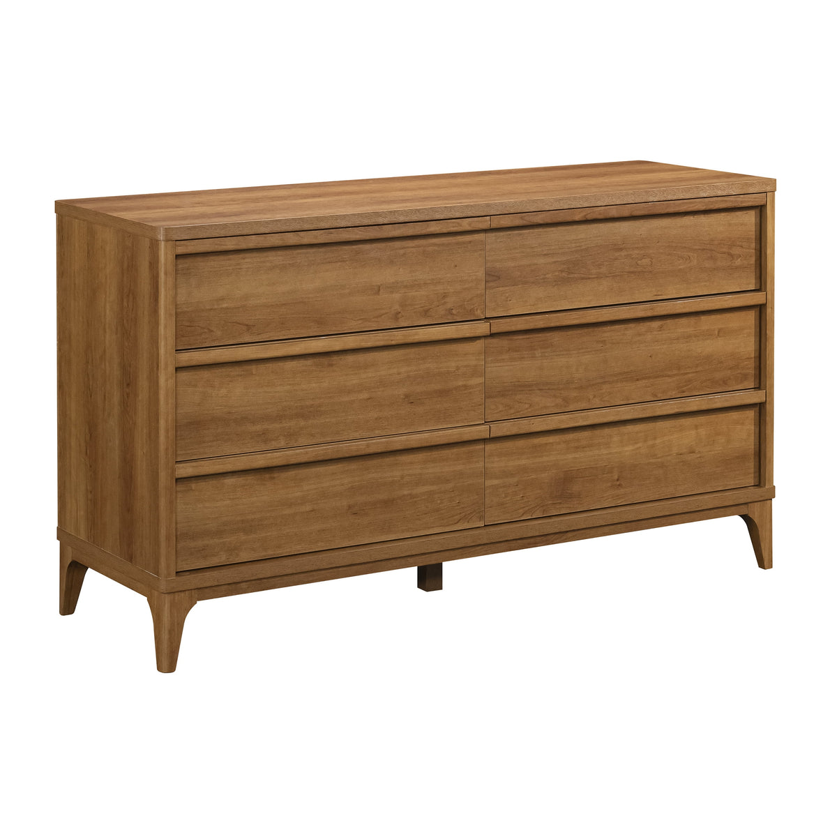 AVERO™ Greyson 6-Drawer Double Dresser, Acorn Finish - AVERO™