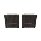 AVERO™ Bellamy Outdoor 2-Pack Lounge Chairs, Dark Brown - AVERO™