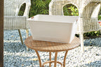 AVERO™ Beverage Tub, Vanilla White Rectangle, 21.96" L x 14.96" W x 10" H - AVERO™