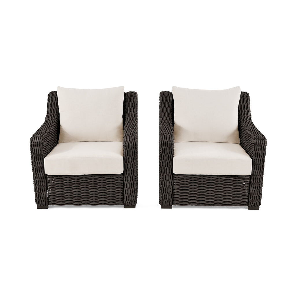 AVERO™ Bellamy Outdoor 2-Pack Lounge Chairs, Dark Brown - AVERO™