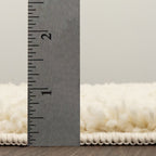 AVERO™ (2 pack) Solid Shag Indoor Area Rug, Ivory, 3 ft x 4 ft 8 in - AVERO™