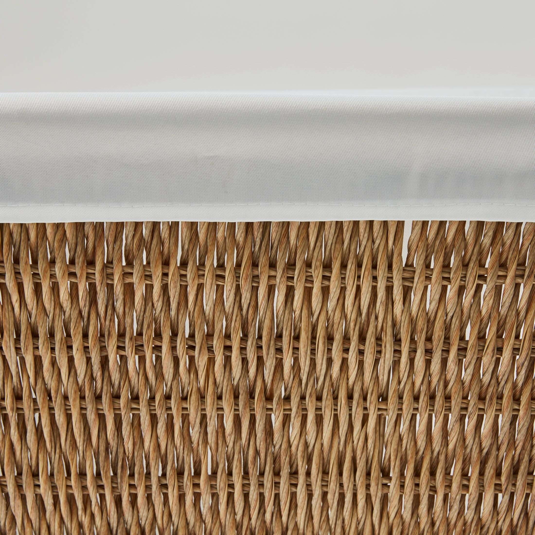 AVERO™ Resin Poly Rattan Laundry Hamper with Fabric Liner, Adult - AVERO™