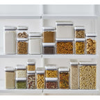 AVERO™ (2 Pack) Better Homes Gardens Canister 17.3 Cup Flip Tite Rectangular Food Storage Container - AVERO™