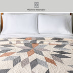 AVERO™ Starburst Patchwork Cotton Quilt, King Bedding - AVERO™