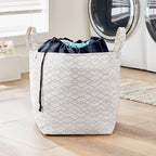 AVERO™ (2 Pack) Better Homes Gardens Whiteblack Lattice Laundry Tote 16 in x 20 in - AVERO™