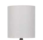 AVERO™ 4 Pack 12.75 in Mini Table Lamp Weathered Wood Finish Polyresin White Shade - AVERO™
