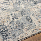 AVERO™ Abstract with Fringe 5'2" x 7' Area Rug for Living Room Bedroom Ivory - AVERO™
