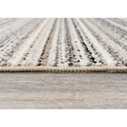 AVERO™ 4 Pack Carnival Stripe Polypropylene Indoor Area Rug Assorted Earth Tones 3 ft x 5 ft - AVERO™