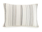 AVERO™ Ticking Stripe Cotton Quilt, Off-White, Full/Queen, All Ages - AVERO™