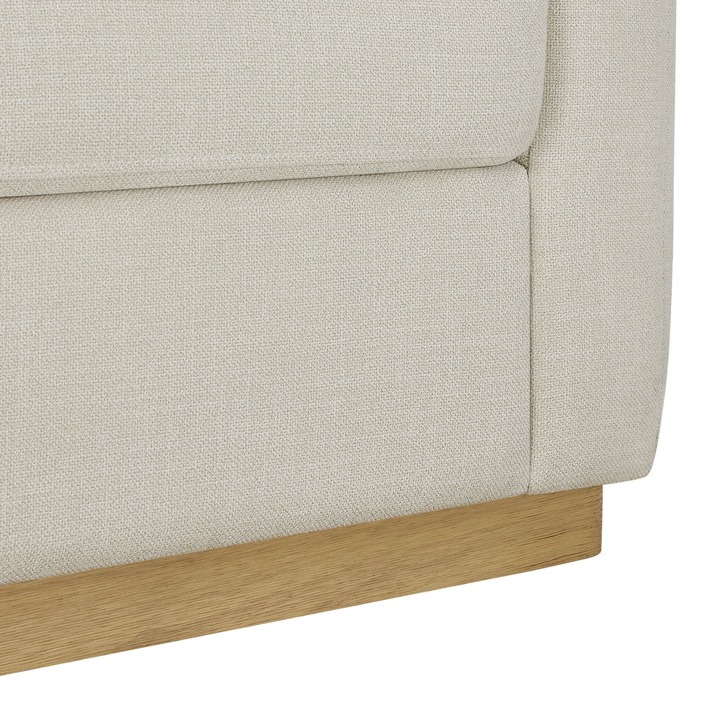 AVERO™ Lillian Accent Swivel Chair, Cream Linen - AVERO™