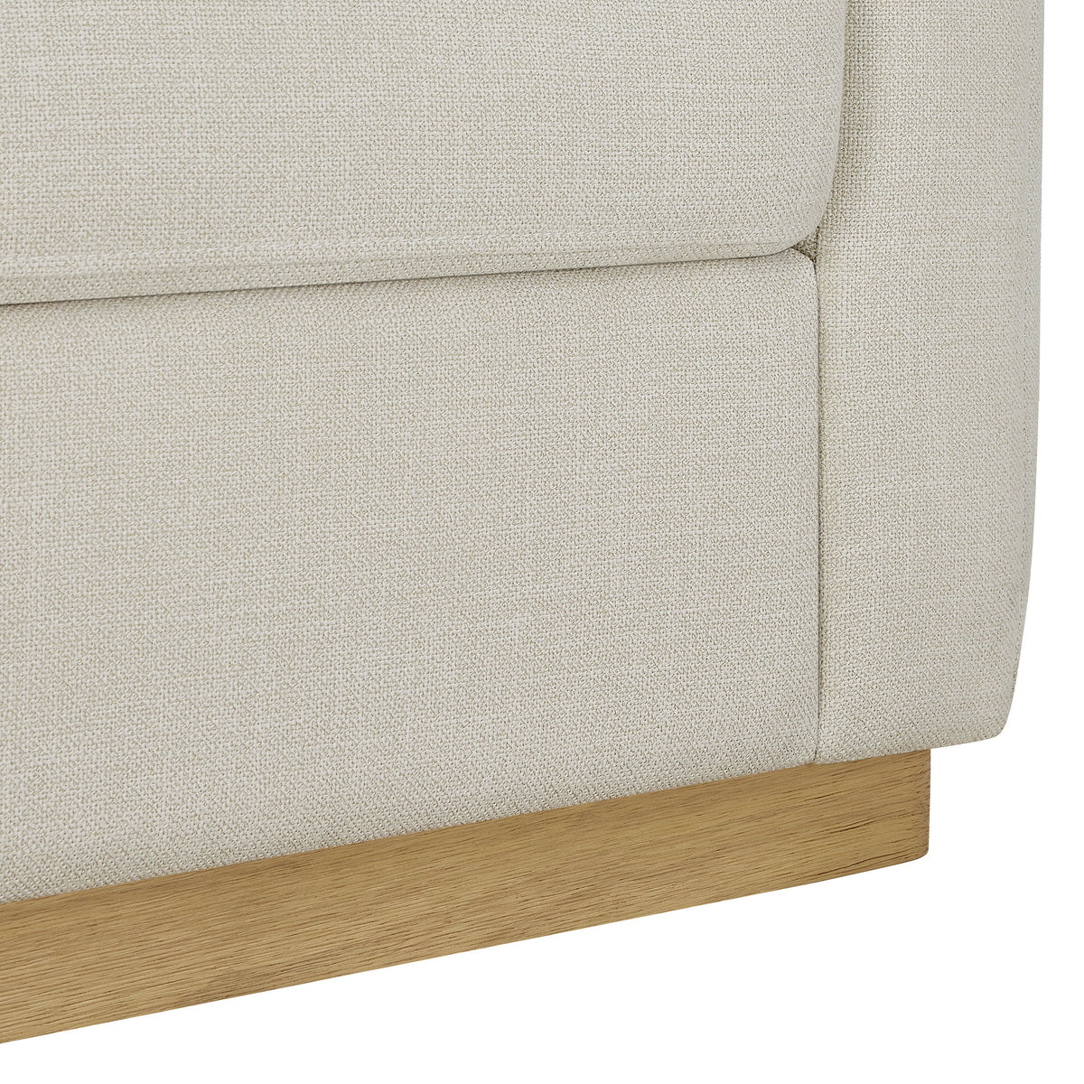 AVERO™ Lillian Accent Swivel Chair, Cream Linen - AVERO™