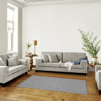 AVERO™ 47"x65" Gray Microfiber Plush Shag Area Rug Soft, Durable Indoor Rug for Living Room, Bedroom, or Dining Room - AVERO™