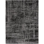 AVERO™ 60"x79" Black and Gray Abstract Indoor Area Rug - AVERO™