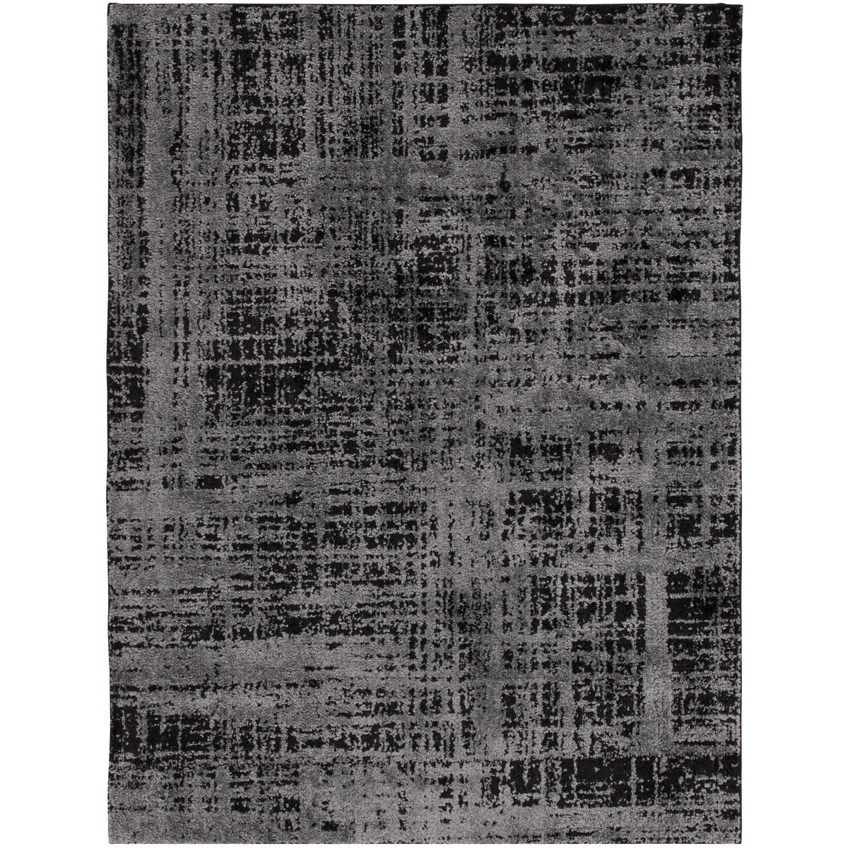 AVERO™ 60"x79" Black and Gray Abstract Indoor Area Rug - AVERO™