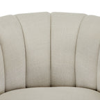 AVERO™ Lillian Accent Swivel Chair, Cream Linen - AVERO™