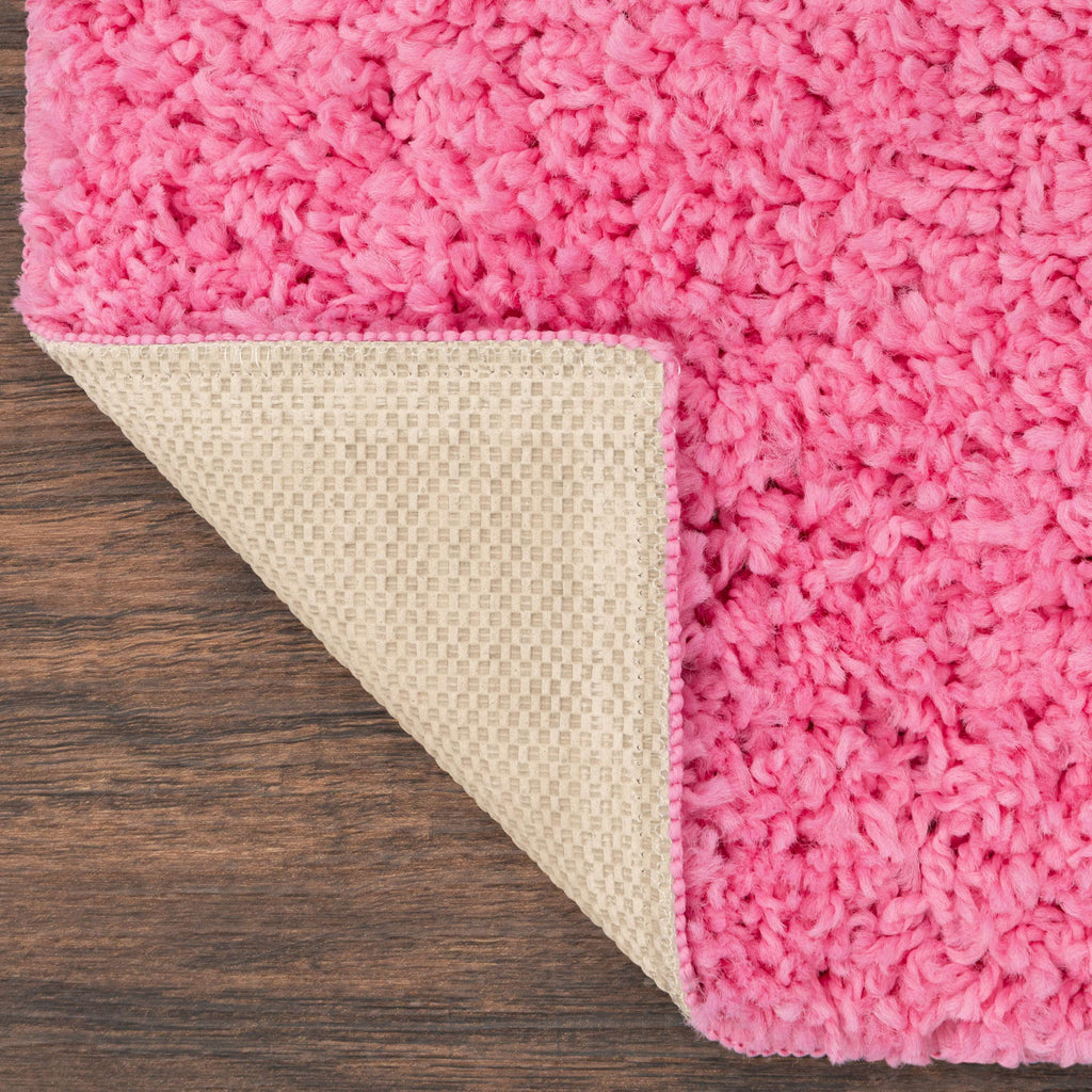 AVERO™ (2 pack) Traditional Solid Pink Youth Shag Indoor Area Rug, 3 ft x 4 ft 8 in - AVERO™