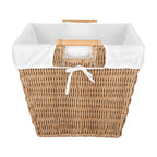 AVERO™ Resin Poly Rattan Laundry Basket with Liner, Adult - AVERO™
