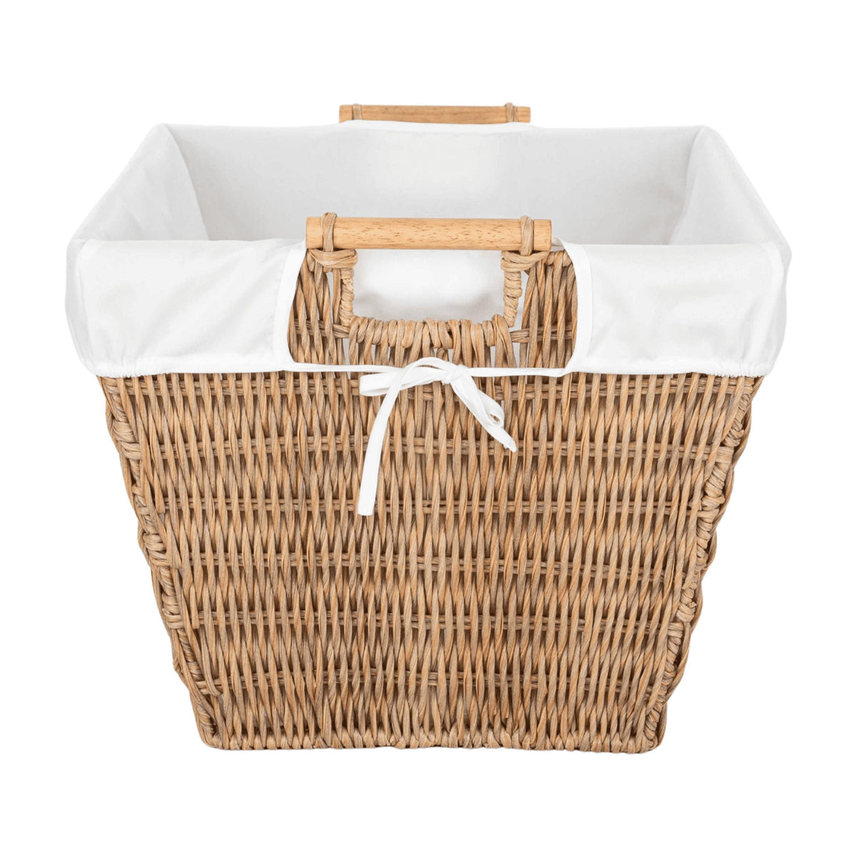 AVERO™ Resin Poly Rattan Laundry Basket with Liner, Adult - AVERO™