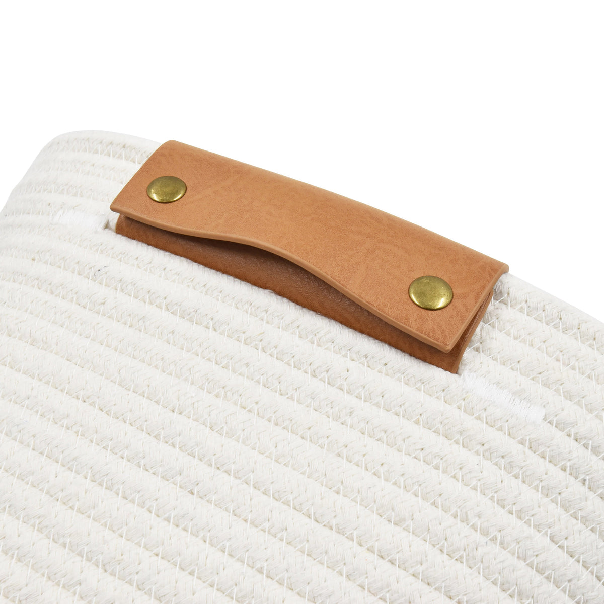 AVERO™ Large Cotton Rope Basket, White, 2 Pieces - AVERO™