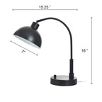 AVERO™ Black Finish Arch Dome Table Lamp - AVERO™