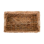 AVERO™ (2 pack) 3-Piece Natural Woven Water Hyacinth Decorative Storage Basket Set, Large Basket 16.14 in x 6.69 in x 5.9 in - AVERO™