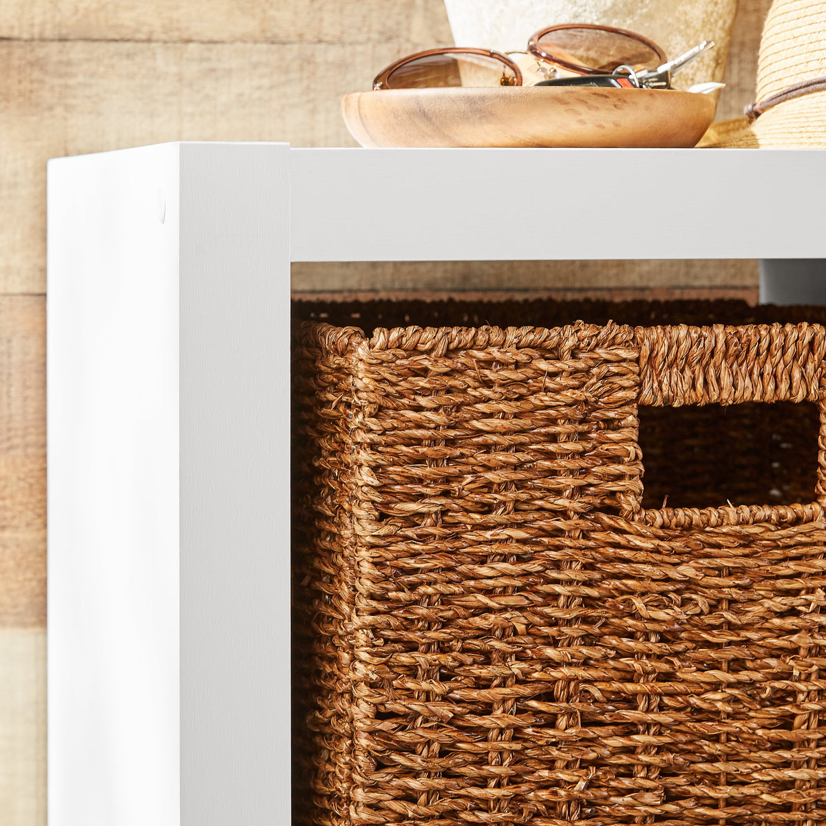 AVERO™ 2 Cube Storage Organizer, Textured White - AVERO™