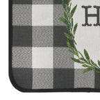 AVERO™ 4 Pack Buffalo Check Home Kitchen Rug 20 x 30 65 Polypropylene 35 Polyester Grey - AVERO™