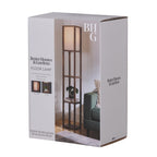 AVERO™ 62.25" Modern Pull Chain Weathered Floor Lamp with Natural Square Shade - AVERO™
