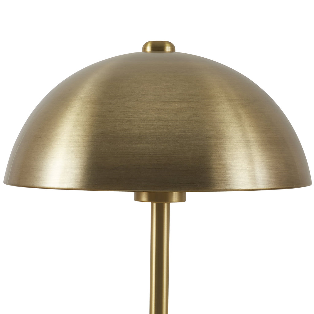 AVERO™ Modern Dome 18 in Touch On/Off Table Lamp, Brass - AVERO™