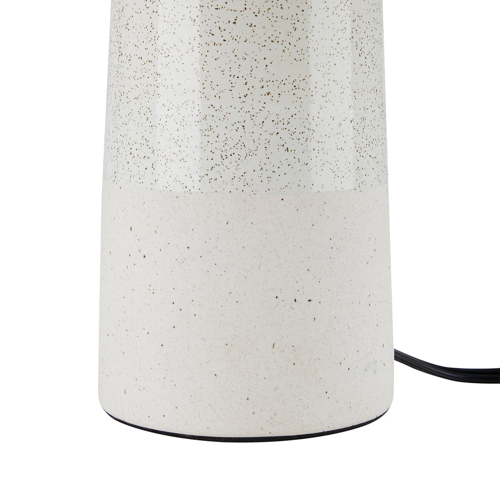 AVERO™ 17 in Reactive Glaze Ceramic Table Lamp with Off-White Shade - AVERO™