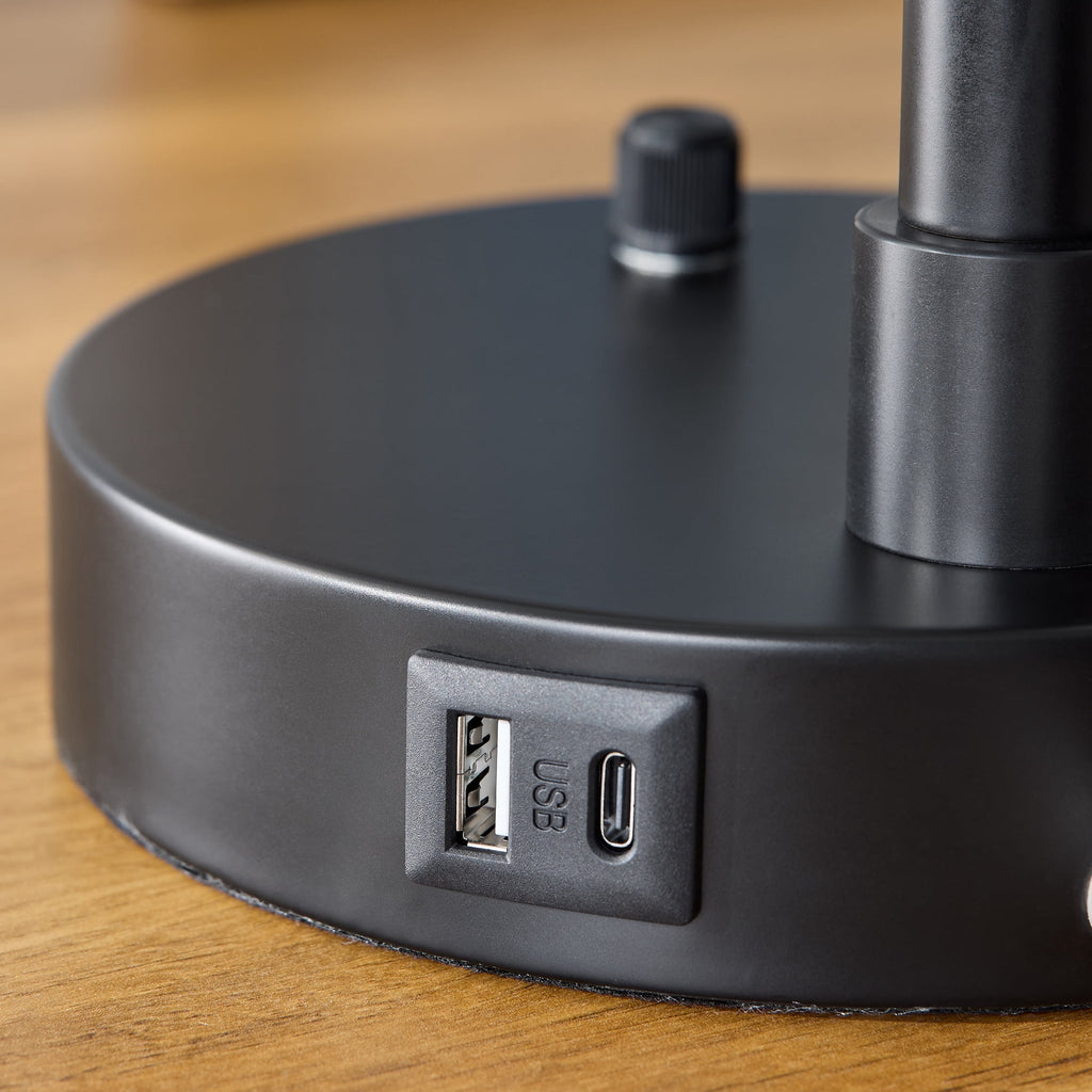 AVERO™ Black Finish Arch Dome Table Lamp - AVERO™