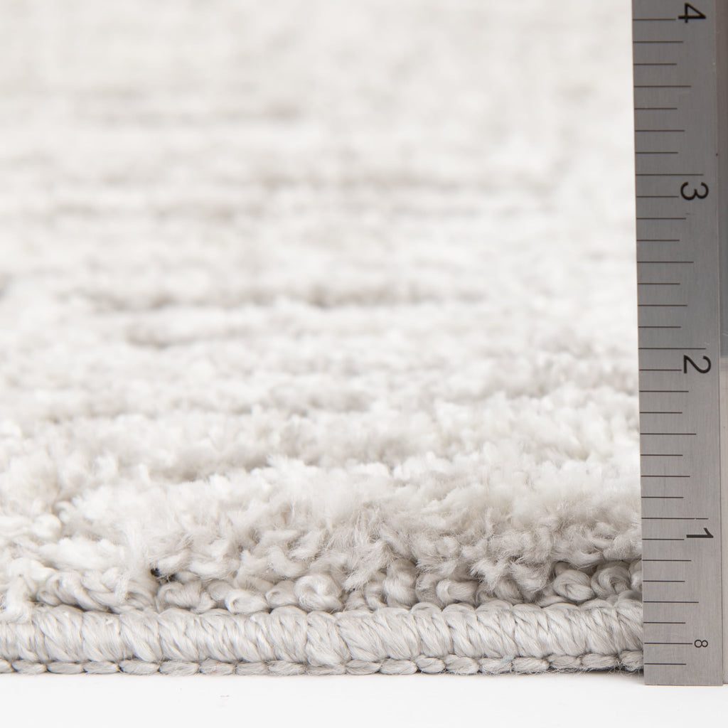 AVERO™ 5' x 7' Gray Geometric Block Hi Low Area Rug - AVERO™