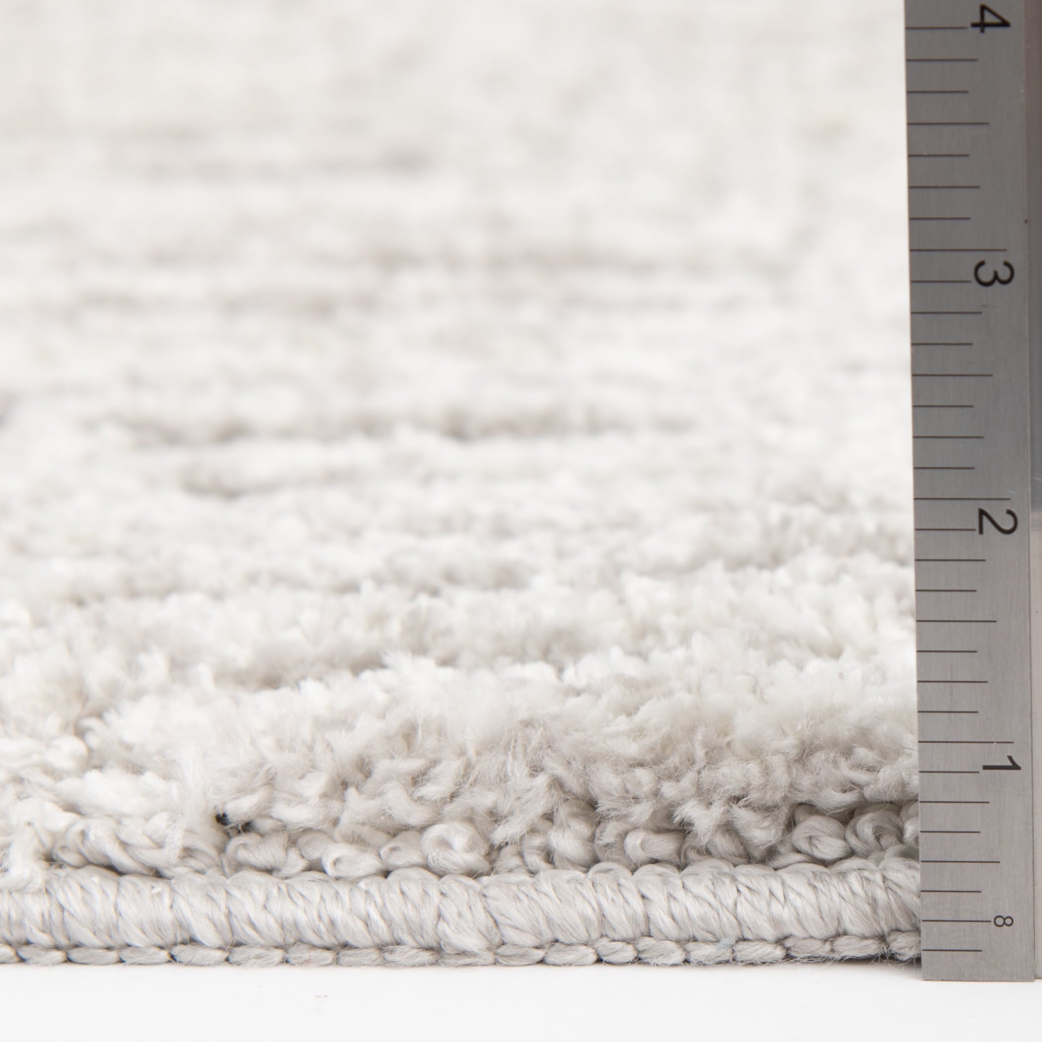 AVERO™ 5' x 7' Gray Geometric Block Hi Low Area Rug - AVERO™