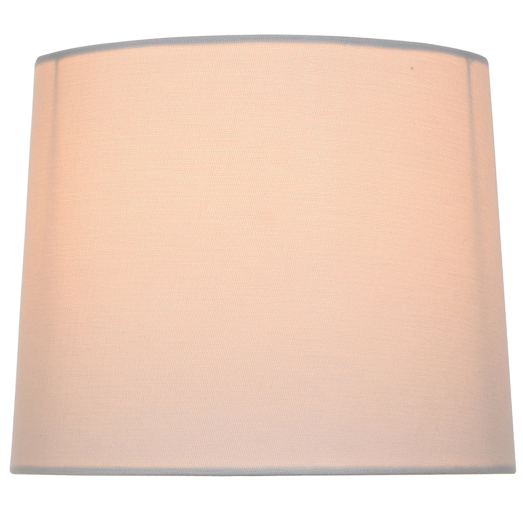 AVERO™ Wood Totem Table Lamp with White Linen Shade, 10"L x 10"W x 18"H - AVERO™