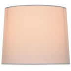 AVERO™ Wood Totem Table Lamp with White Linen Shade, 10"L x 10"W x 18"H - AVERO™