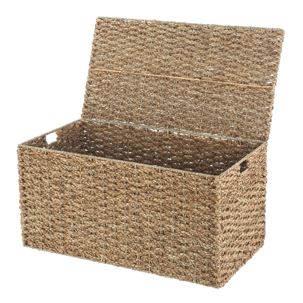 AVERO™ XL Braided Seagrass Storage Trunk - AVERO™