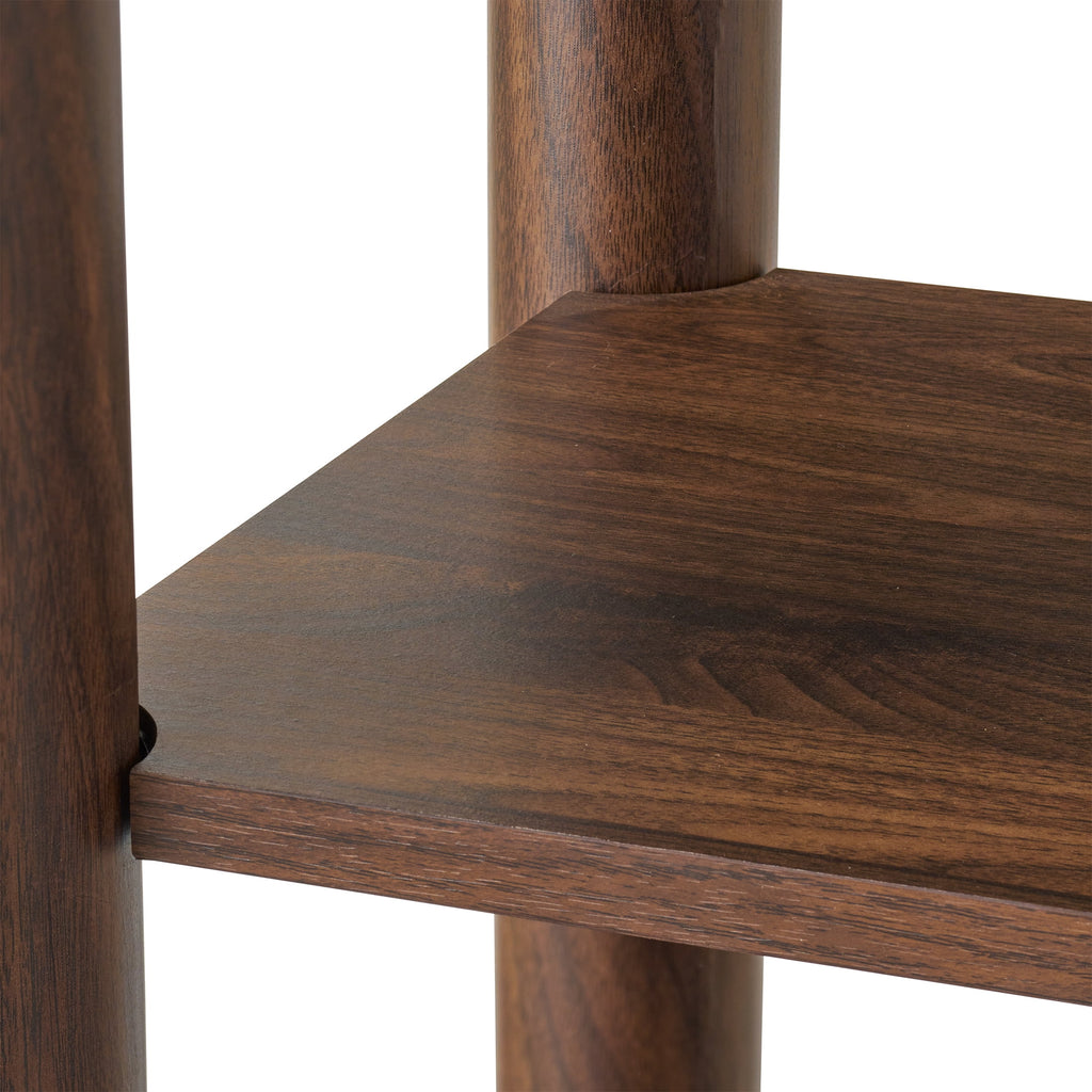 AVERO™ Adlin Bookcase with Doors, Walnut Finish - AVERO™