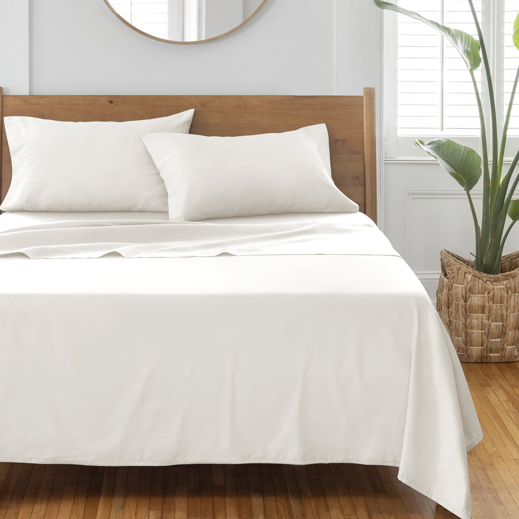 AVERO™ 4-Piece 400 Thread Count Vanilla Dream Performance Bed Sheet Set, Queen - AVERO™