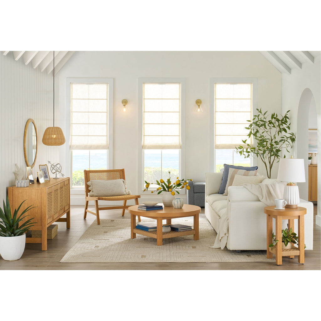 AVERO™ Vista Woven Accent Chair, Light Honey - AVERO™