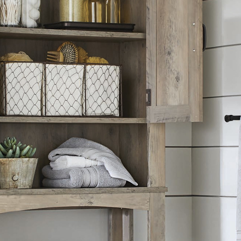 AVERO™ Over the Toilet Bathroom Storage Cabinet, Rustic Gray - AVERO™