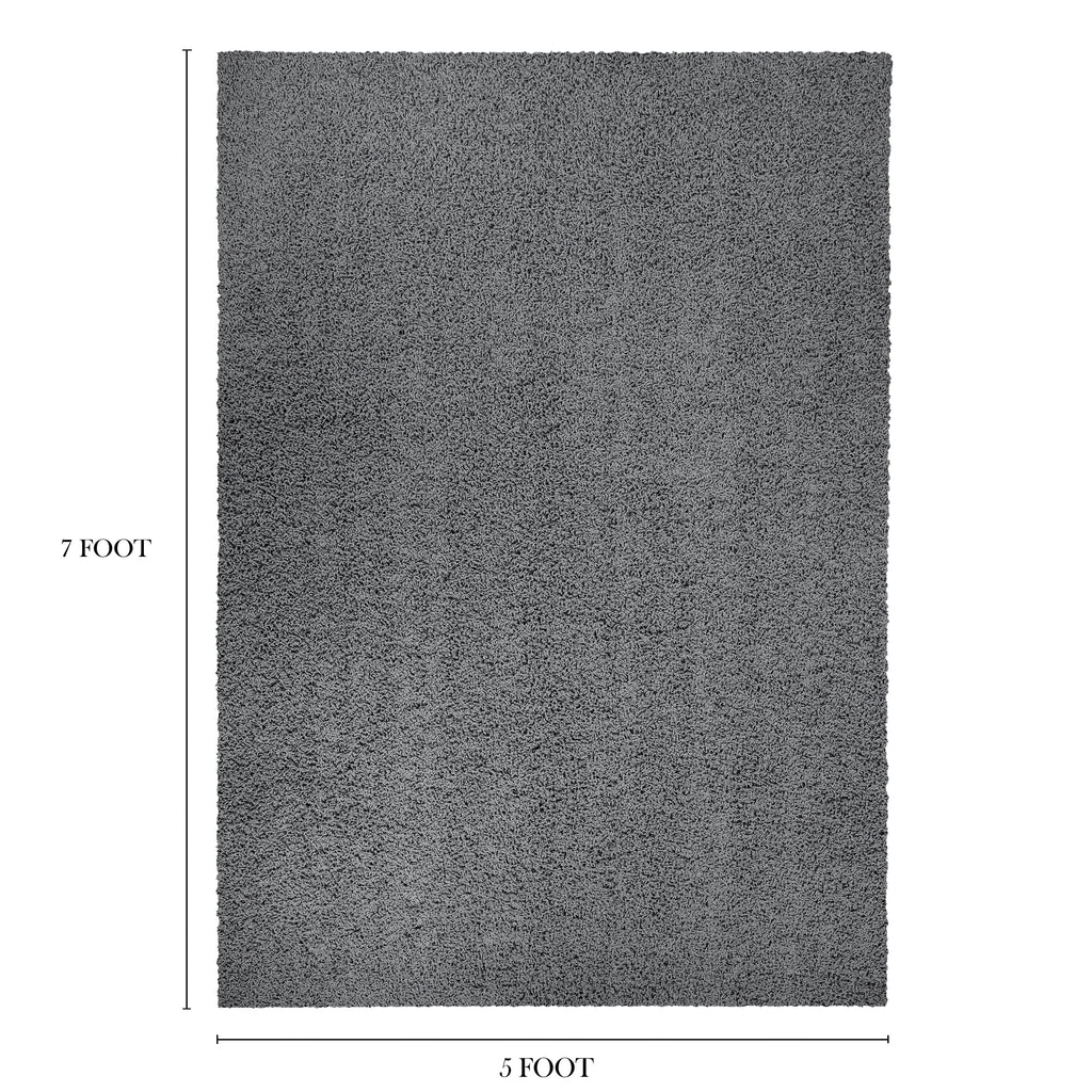 AVERO™ (3 pack) Traditional Gray Shag Indoor Area Rug, 5 ft x 7 ft - AVERO™