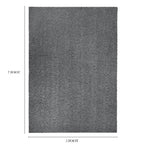 AVERO™ (3 pack) Traditional Gray Shag Indoor Area Rug, 5 ft x 7 ft - AVERO™